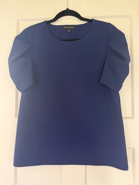 Banana Republic Royal Blue Short Sleeve Tunic